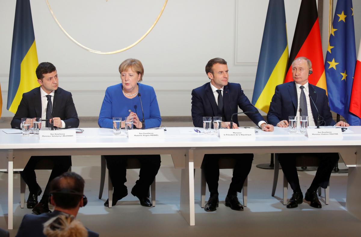 Встреча лидеров стран "нормандского формата" в Париже / фото REUTERS