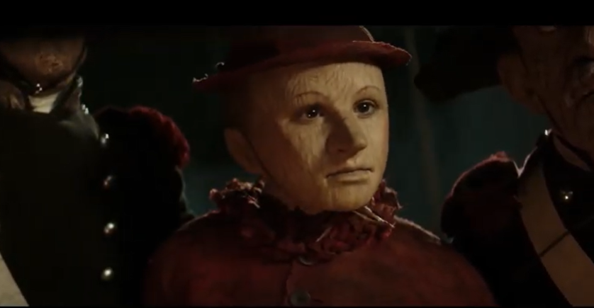 В сказке Пиноккио - деревянная кукла, мальчик с длинным носом / скриншот