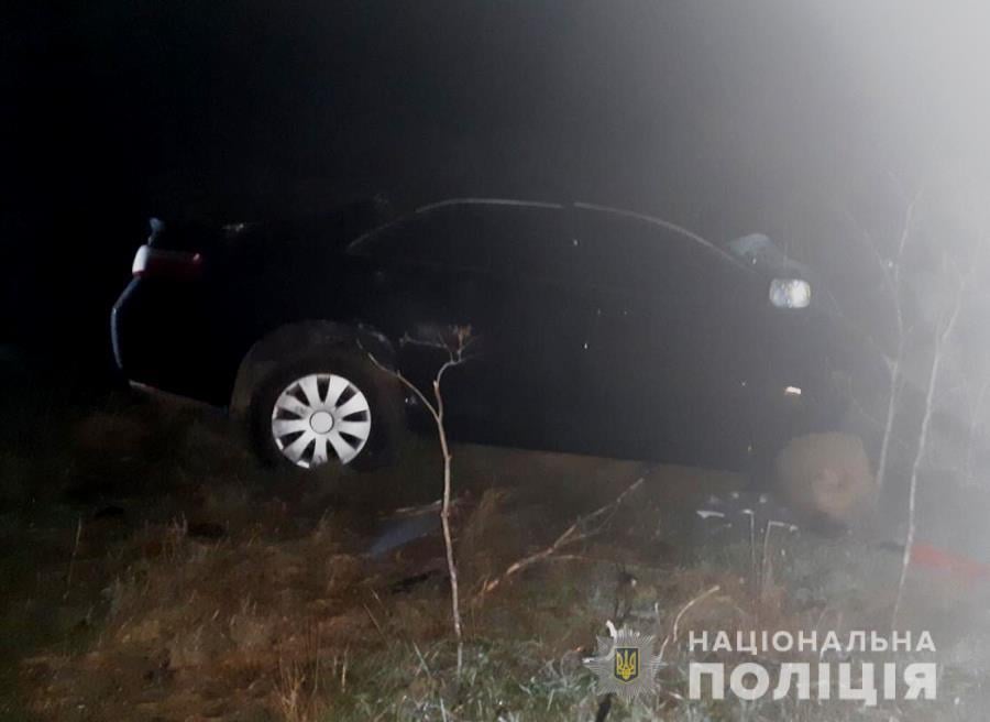 Водитель легкового авто погиб на месте / Фото: Нацполіція Водитель легкового авто погиб на месте / Фото: Нацполіція