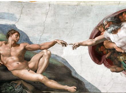 Знаменитая фреска Микеланджело "Сотворение Адама" / фото: путеводитель по Италии