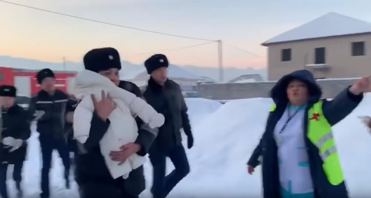 Авіакатастрофа сталася в районі села Альмерек Талгарського району / скріншот Авіакатастрофа сталася в районі села Альмерек Талгарського району / скріншот