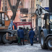 На месте смертельного пожара в Одессе произошло еще одно ЧП