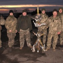 Ukrainian troops make "Christmas tree" of enemy ammo