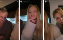 Дочка спикера Путина выпустила Instagram-маску и "примерила" его усы (фото)