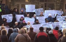 Киевляне пикетировали ГАСИ, требуя избавиться от Столара и «смотрящих»