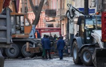 На месте смертельного пожара в Одессе произошло еще одно ЧП