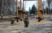 На Львівщині у навчальному центрі створили унікальну смугу перешкод для тренування розвідників (фото)