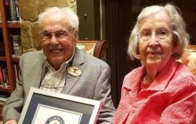 Старейшие супруги в мире отметили 80-летие свадьбы