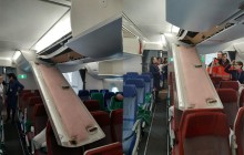 У літаку бразильської авіакомпанії багажна полиця впала прямо на пасажирів (фото)