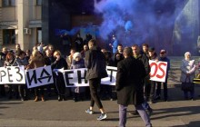 Жители Затоки Одесской области на митинге потребовали отменить решение о застройке пляжной зоны