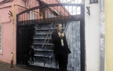 В Одессе вандалы зарисовали мурал с героями "Ликвидации" (фото)