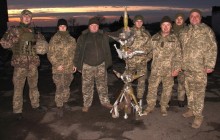 Ukrainian troops make "Christmas tree" of enemy ammo