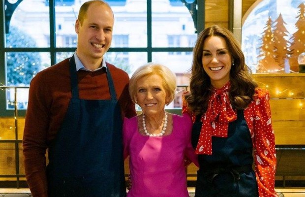 Принц Уильям и герцогиня Кейт приготовили рождественские угощения во время телешоу