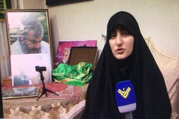 Зейнаб Сулеймані зробила заяву у зв'язку зі смертю батька / haqqin.az Зейнаб Сулеймані зробила заяву у зв'язку зі смертю батька / haqqin.az