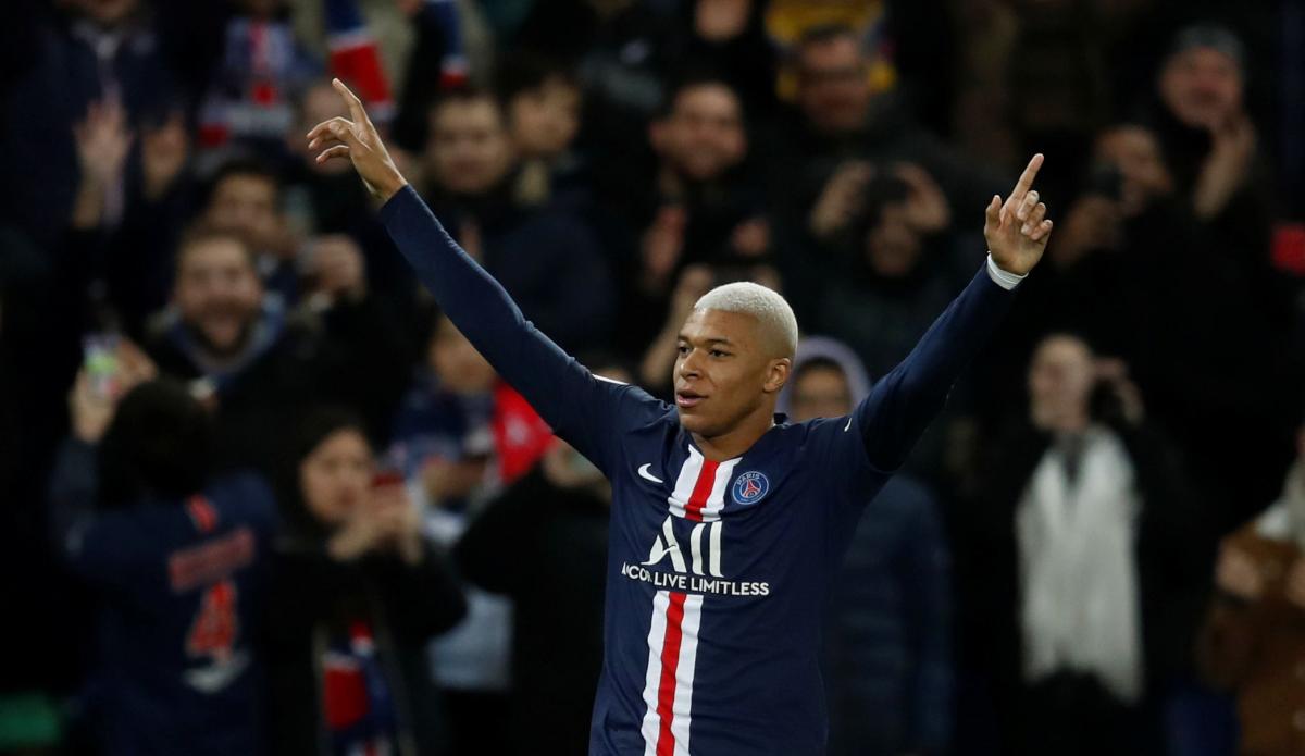 Kylian Mbappe scored a hat-trick in the French Cup match / photo REUTERS