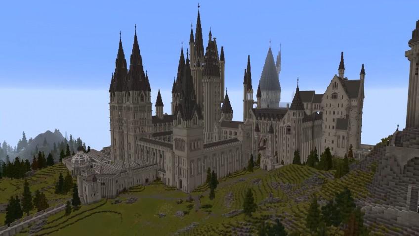 Игра по вселенной "Гарри Поттера" в Minecraft / скриншот из трейлера Игра по вселенной "Гарри Поттера" в Minecraft / скриншот из трейлера