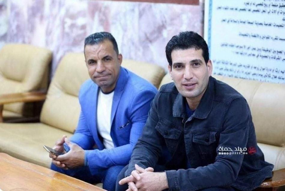 Журналисты телеканала Dilja Ахмед Абдул Самад и Сафа Гали / facebook/AhmedASamaad Журналисты телеканала Dilja Ахмед Абдул Самад и Сафа Гали / facebook/AhmedASamaad
