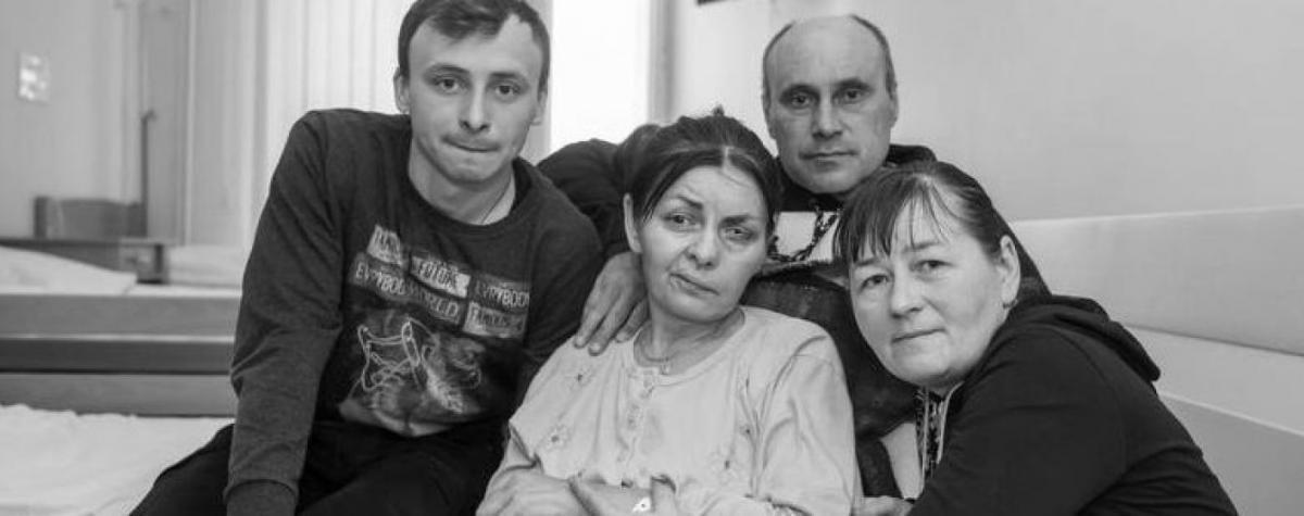 Оксана Харченко із сім'єю / kurierlubelski.pl Оксана Харченко із сім'єю / kurierlubelski.pl