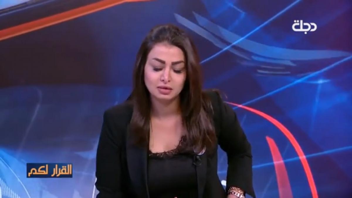 Ведуча Сахар Аббас Джаміль продовжила вести передачу "Вирішувати вам" / скріншот з відео Ведуча Сахар Аббас Джаміль продовжила вести передачу "Вирішувати вам" / скріншот з відео