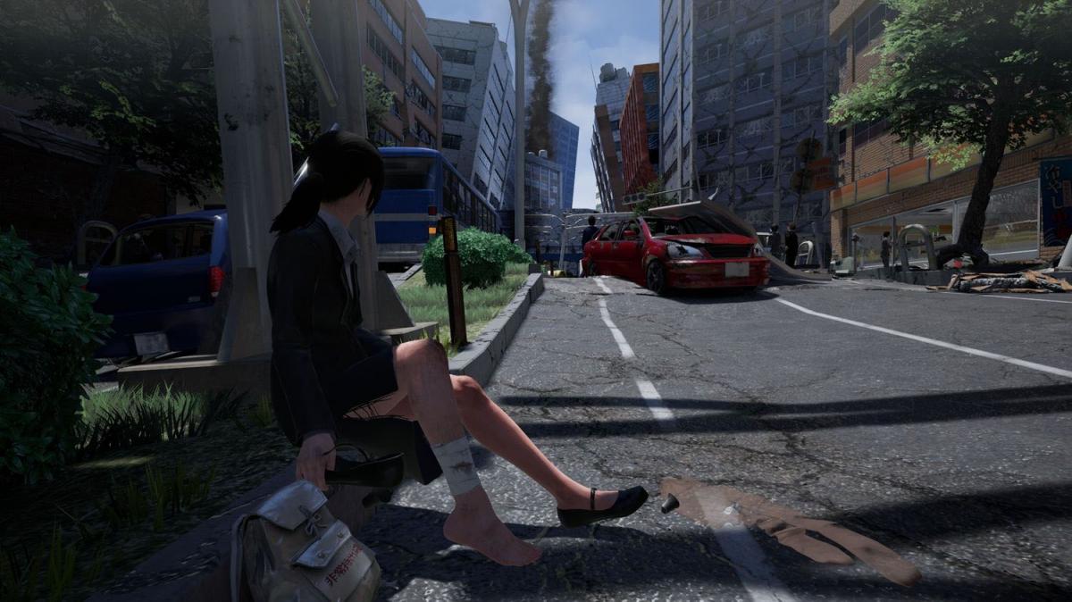 Японская игра о землетрясении в Токио / granzella.co.jp