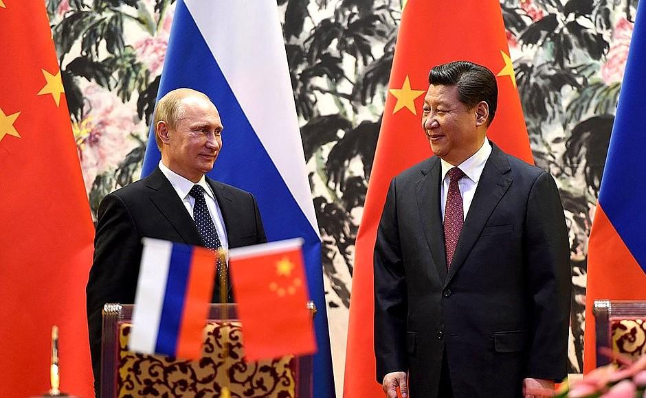Китай и РФ провели совместные учения / фото Kremlin.ru