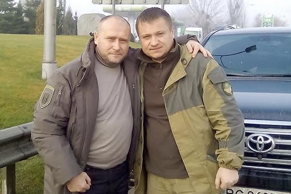 Андрій Гергерт разом з Дмитром Ярошем / фото: Цензор.нет Андрій Гергерт разом з Дмитром Ярошем / фото: Цензор.нет