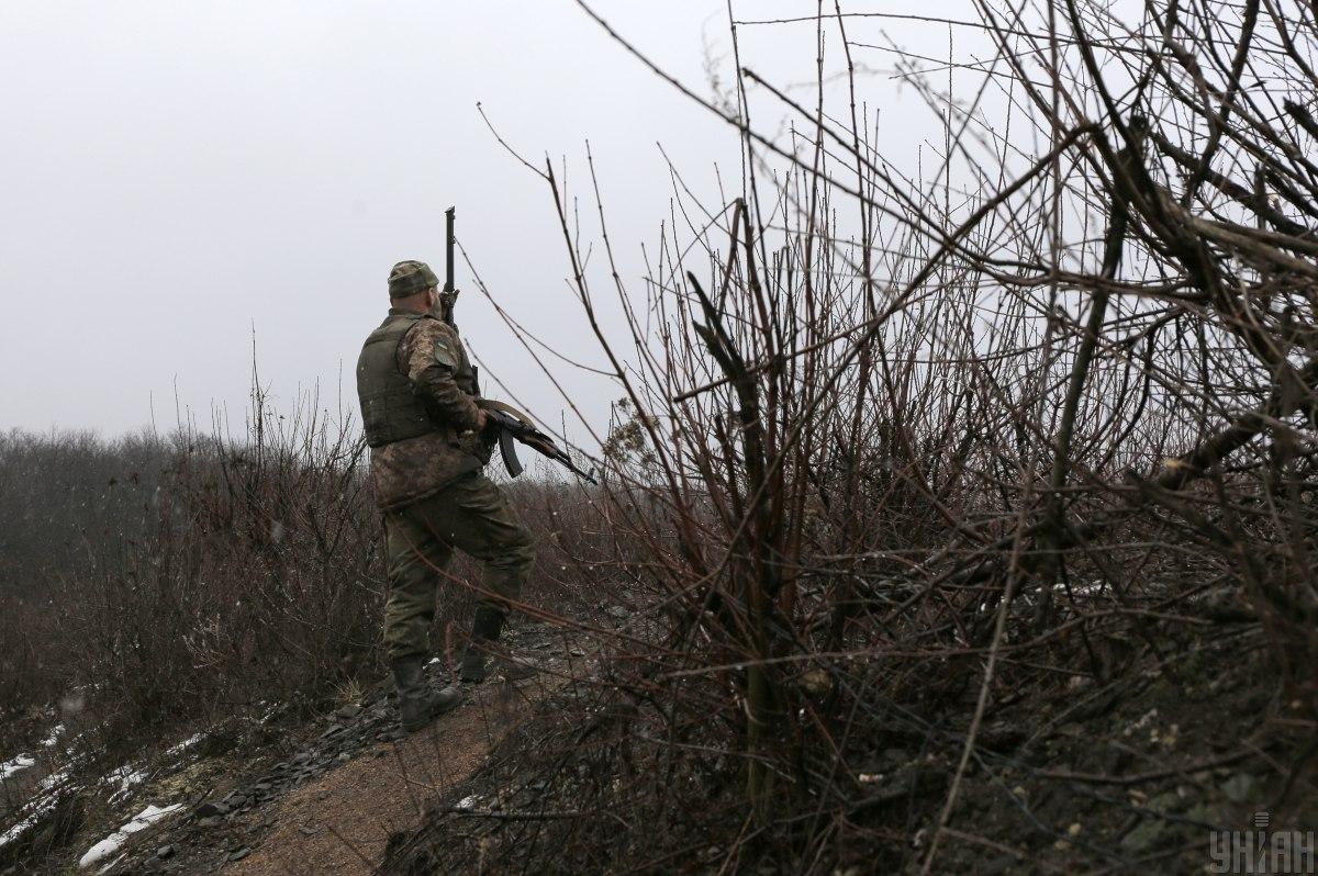 Украинские защитники открывали ответный огонь / фото УНИАН