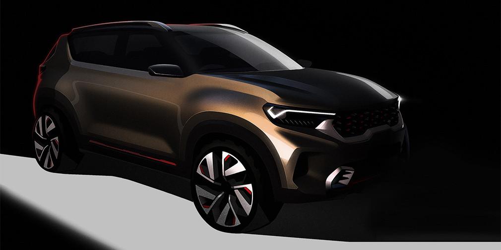 Офіційна прем'єра новинки відбудеться на мотор-шоу в Делі / фото Kia Офіційна прем'єра новинки відбудеться на мотор-шоу в Делі / фото Kia