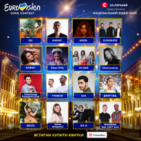 Ukraine announces acts for Eurovision 2020 national selection