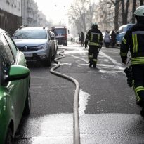 Названа причина пожара в здании Минкульта (фоторепортаж)