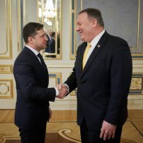 Zelensky thanks Pompeo for continuous support of Ukraine