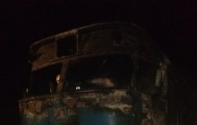 На Сумщине на станции загорелся пассажирский дизель-поезд (фото)