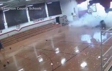 У спортзалі американської школи обвалилася стіна, є потерпілі (відео)