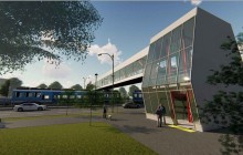 У Києві оновлені пішохідні мости над проспектами Курбаса і Гузара будуть критими та з ліфтами