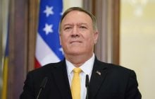 Помпео посетил в Киевском военном госпитале раненых бойцов (фото)