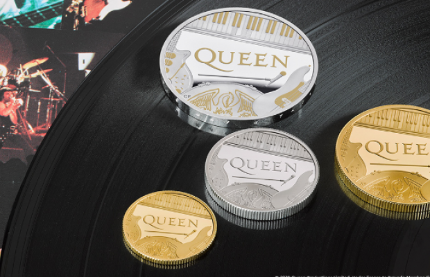 Queen стала первой группой, появившейся на монете Великобритании (фото, видео)