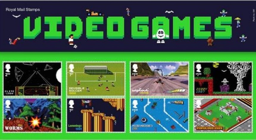 Пошта Британії випустить марки, присвячені відеоігор