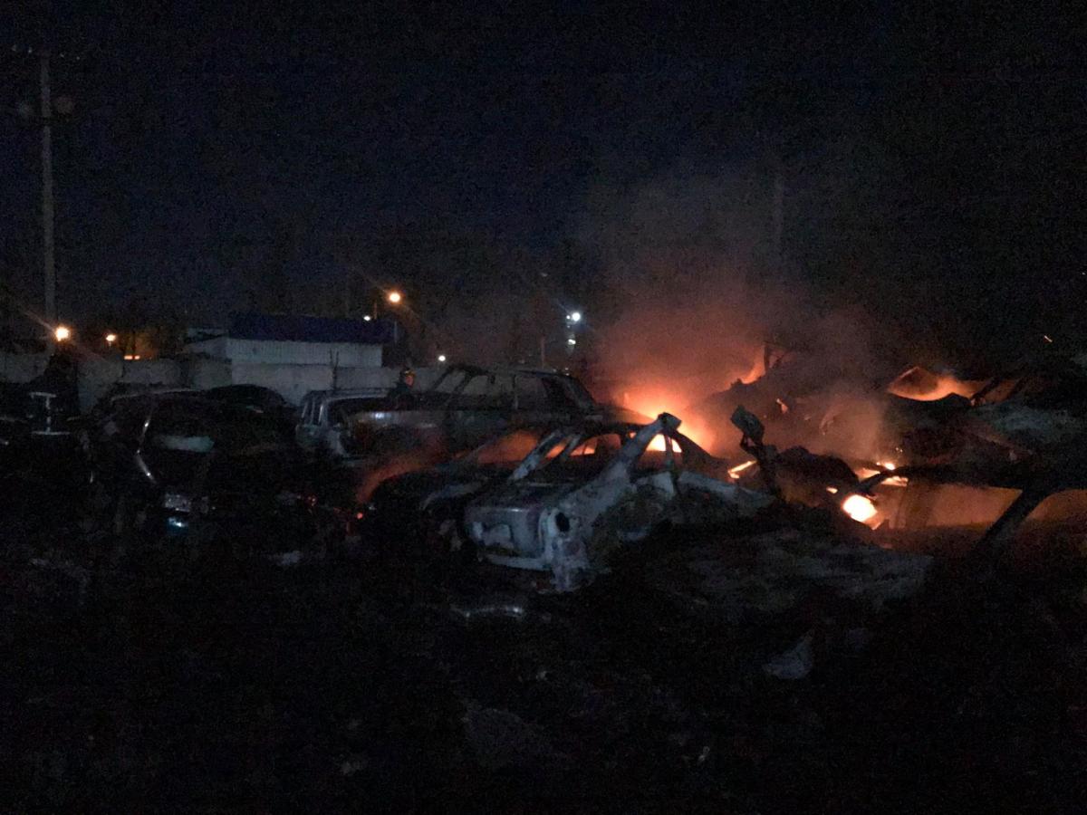 Во время пожара никто из людей не пострадал / Фото: ГСЧС Во время пожара никто из людей не пострадал / Фото: ГСЧС