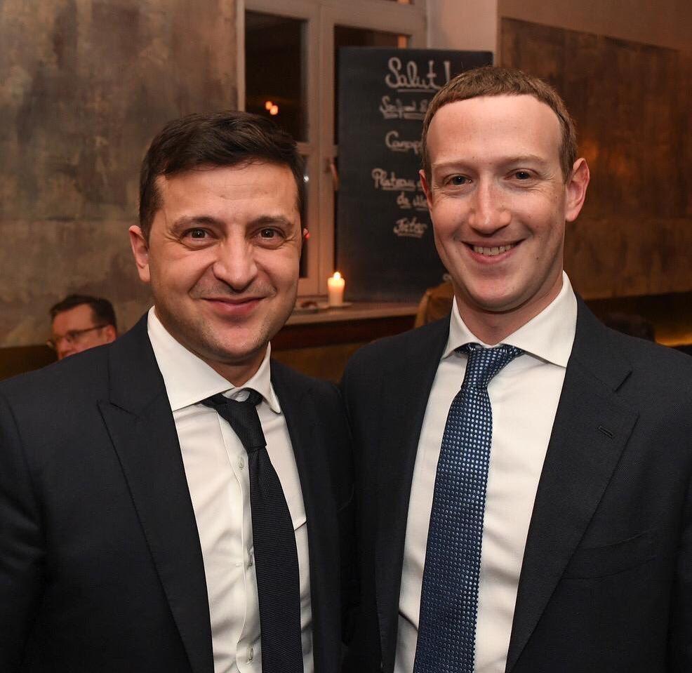 Володимир Зеленський з Марком Цукербергом \ фото instagram.com/zelenskiy_official/ Володимир Зеленський з Марком Цукербергом \ фото instagram.com/zelenskiy_official/