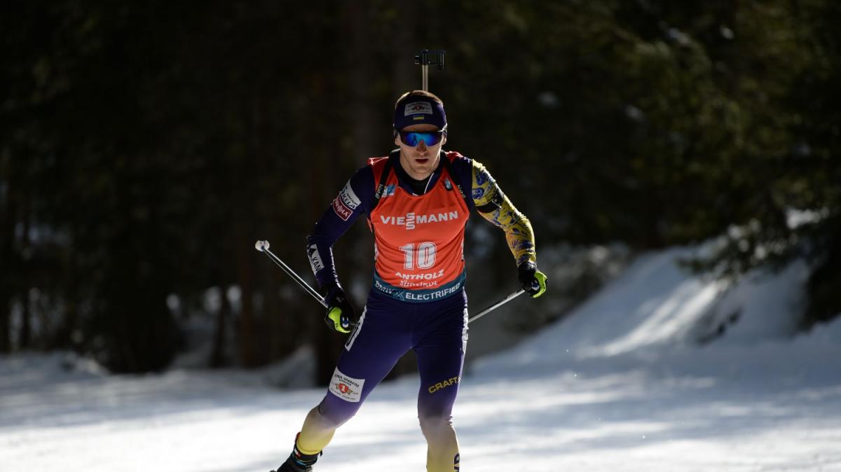 Дмитро Підручний завершив гонку 20-м / фото biathlon.com.ua