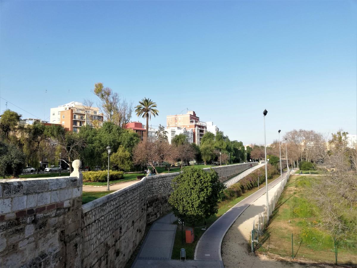 Парк Турия в Валенсии на месте "развернутой" реки Турия / Фото Марина Григоренко