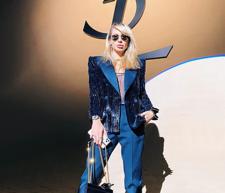 Лобода на показі бренду YSL / Instagram, lobodaofficial Лобода на показі бренду YSL / Instagram, lobodaofficial