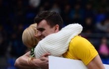 Баскетболіст збірної України зробив пропозицію дівчині під час Матчу зірок (відео)
