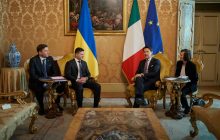 President Zelensky calls on Italy's PM to close illegal 'offices' of self-proclaimed Donbas republics