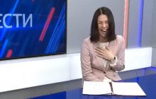 В Росії телеведуча не змогла стримати сміху, розповідаючи про соцвиплати пільговикам (відео)