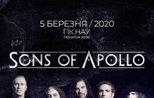 Вперше в Києві виступлять легендарні музиканти в складі гурту Sons of Apollo
