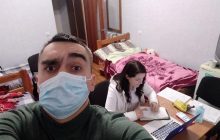 У Скалецкой одинаковые условия проживания с эвакуированными украинцами в Новых Санжарах - журналист (фото)