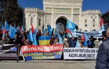 Rally against Russia's occupation of Ukraine's Crimea held in Istanbul (Photo)