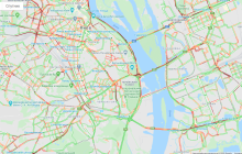 Киев сковали огромные пробки