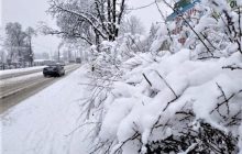 Замело снегом: на Сумщине более полусуток бушует непогода (фоторепортаж)